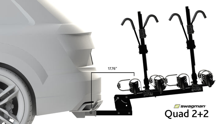 QUAD 2 2 Hitch Mount Platform Rack Swagman US