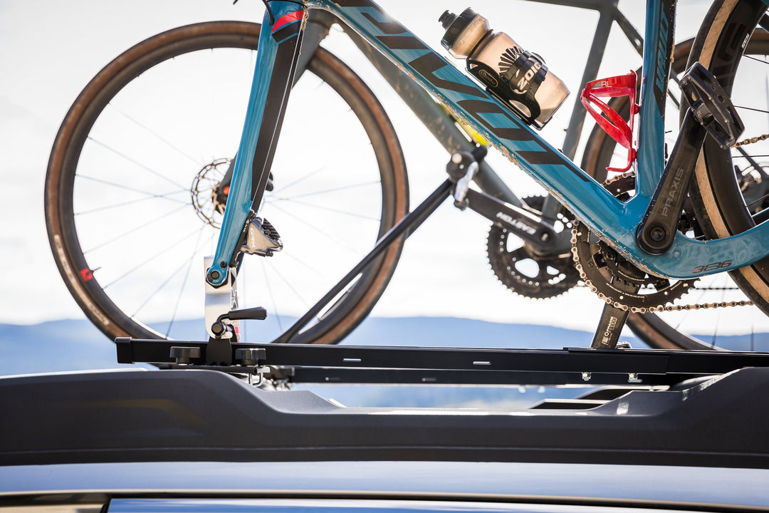 Swagman upright roof rack bike mount sale